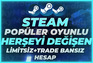 ⭐[MAİL DEĞİŞEN] STEAM POPÜLER OYUNLU HESAP!⭐