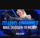 Mail değiştirilebilen 20 level Volorant hesap. 