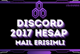 [Mail Erişimli] Discord 2017 Hesap