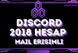 [Mail Erişimli] Discord 2018 Hesap