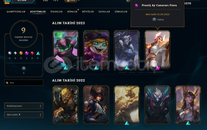 (Mail Onaysız) 9 Kostümlü 40 Level EUW Hesap