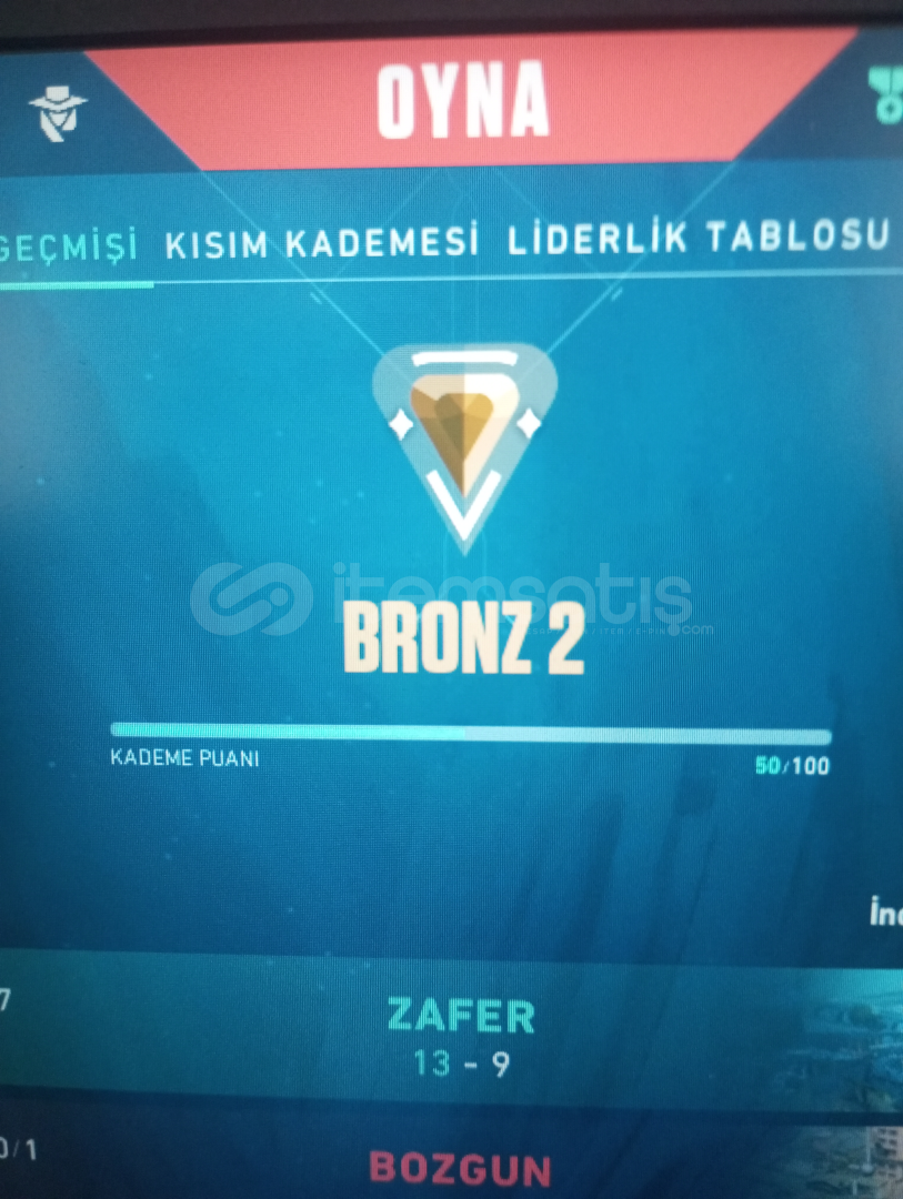 Mail onaysız bronz TR hesap!!!  Mail onaysız bronz TR hesap!!!