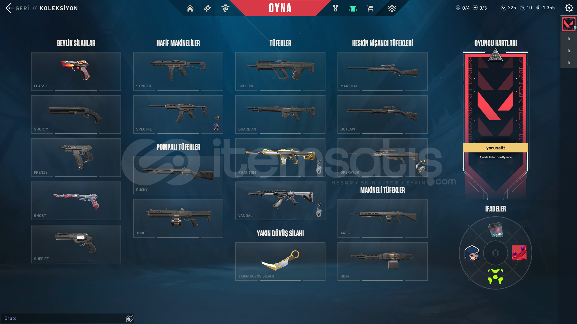 Mail Onaysız + Asil Karambit + Oni Katana Mail Onaysız + Asil Karambit + Oni Katana