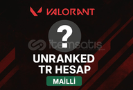 ⭐ MAİL ONAYSIZ ⭐ UNRANKED TR HESAP
