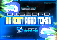 ⭐(Mail:Şifre:Token)Discord 25 Adet Aged Token⭐