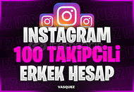 MAİL TESLİM İNSTAGRAM 100 TAKİPÇİLİ ERKEK HESAP