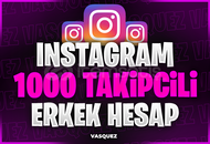 MAİL TESLİM İNSTAGRAM 1000 TAKİPÇİLİ ERKEK HESP