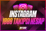 ⭐[MAİL TESLİM] İNSTAGRAM 1000 TAKİPÇİLİ HESAP⭐