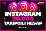 ⭐[MAİL TESLİM] İNSTAGRAM 20.000 TAKİPÇİLİ HESAP