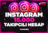 ⭐[MAİL TESLİM] İNSTAGRAM 15.000 TAKİPÇİLİ HESAP