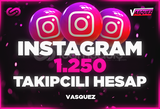 ⭐[MAİL TESLİM] İNSTAGRAM 1250 TAKİPÇİLİ HESAP⭐