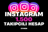 ⭐[MAİL TESLİM] İNSTAGRAM 1500 TAKİPÇİLİ HESAP⭐