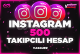 ⭐[MAİL TESLİM] İNSTAGRAM 500 TAKİPÇİLİ HESAP⭐