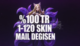 MAİLİ DEĞİŞEN %100 TR 1-120 SKİN RANDOM HESAP