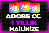 MAİLİNİZE TANIMLANIR | 1 Yıllık Adobe CC