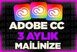 MAİLİNİZE TANIMLANIR | 3 Aylık Adobe CC