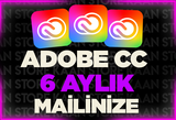 MAİLİNİZE TANIMLANIR | 6 Aylık Adobe CC