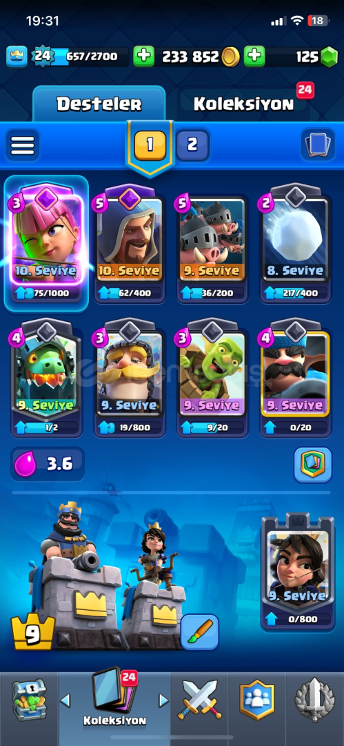 MAİLLİ 3.6 K CLASH ROYALE VE 8 K LI BRAWL STARs MAİLLİ 3.6 K CLASH ROYALE VE 8 K LI BRAWL STARs