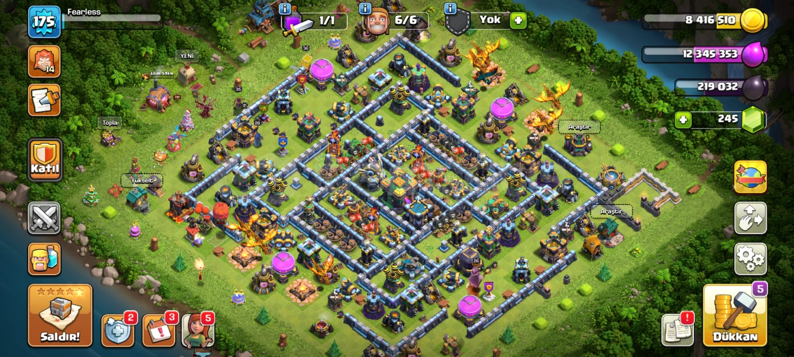 MAİLLİ EFSANE CLASH OF CLANS HESABI MAİLLİ EFSANE CLASH OF CLANS HESABI