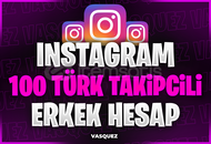 MAİLLİ İNSTAGRAM 100 TÜRK TAKİPÇİLİ ERKEK HESAP