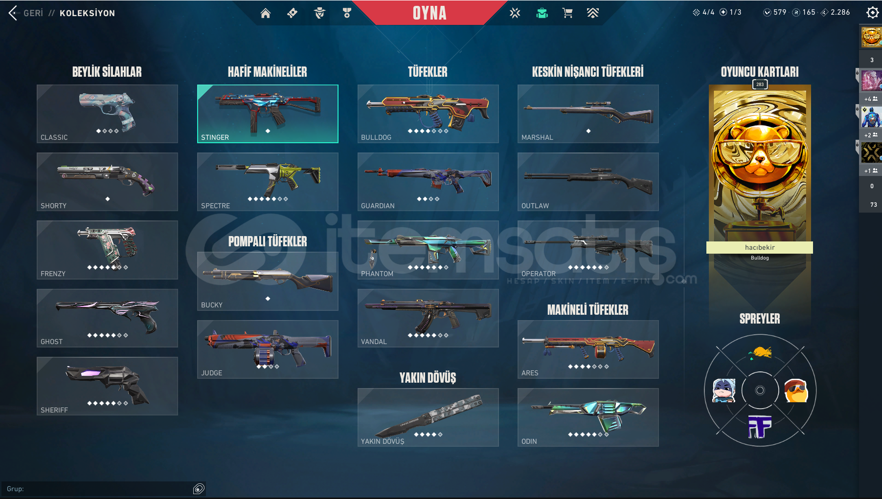 Mailli VALORANT smurf kasmalık ucuza hesap FULL Mailli VALORANT smurf kasmalık ucuza hesap FULL