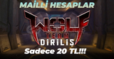 [MAİLLİ] WOLFTEAM RANDOM HESAP! 20TL!!!