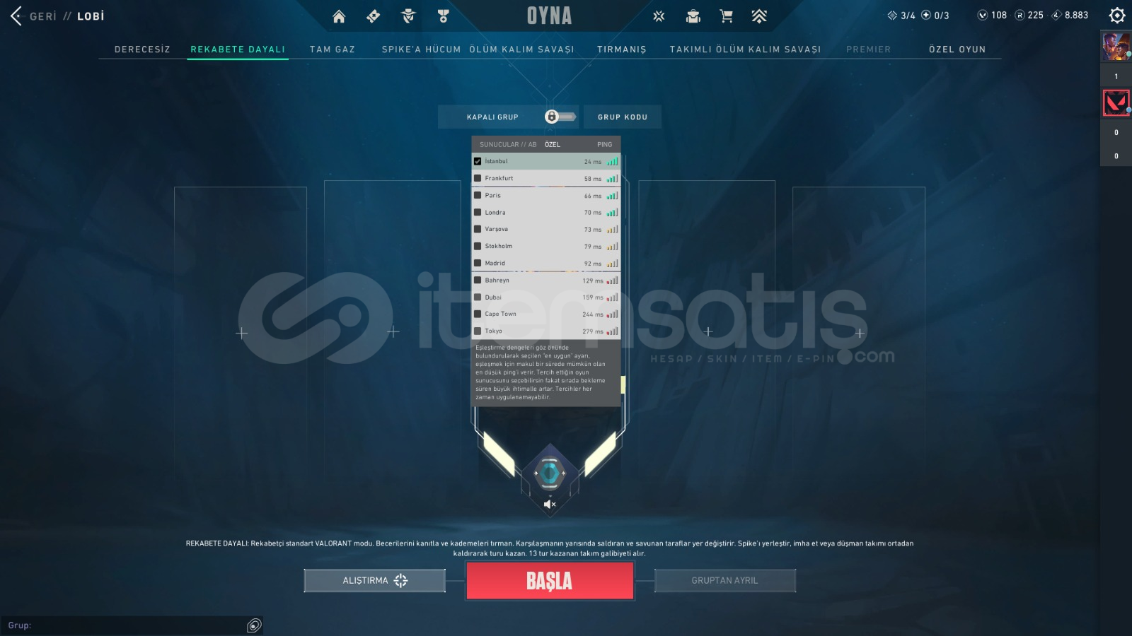 BU FİYATA KAÇMAZ!!! DELİ SKİNLİ 10 NUMARA HESAP BU FİYATA KAÇMAZ!!! DELİ SKİNLİ 10 NUMARA HESAP