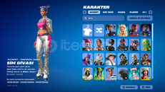 MAİNLİK DOLU FORTNİTE HESABI