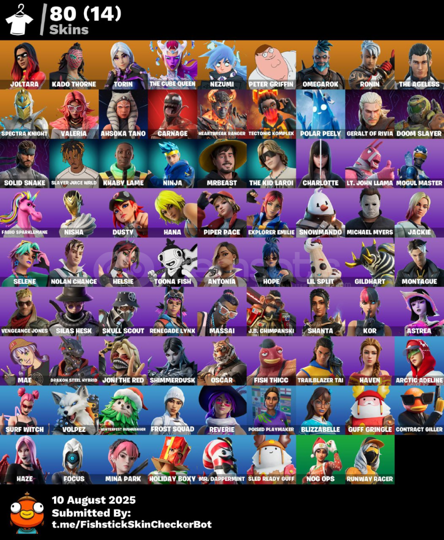 MAİNLİK TRYHARD 80 SKİNLİ OG DOLU HESAP ! MAİNLİK TRYHARD 80 SKİNLİ OG DOLU HESAP !