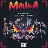 Malika Animated Weapons & Tools Set