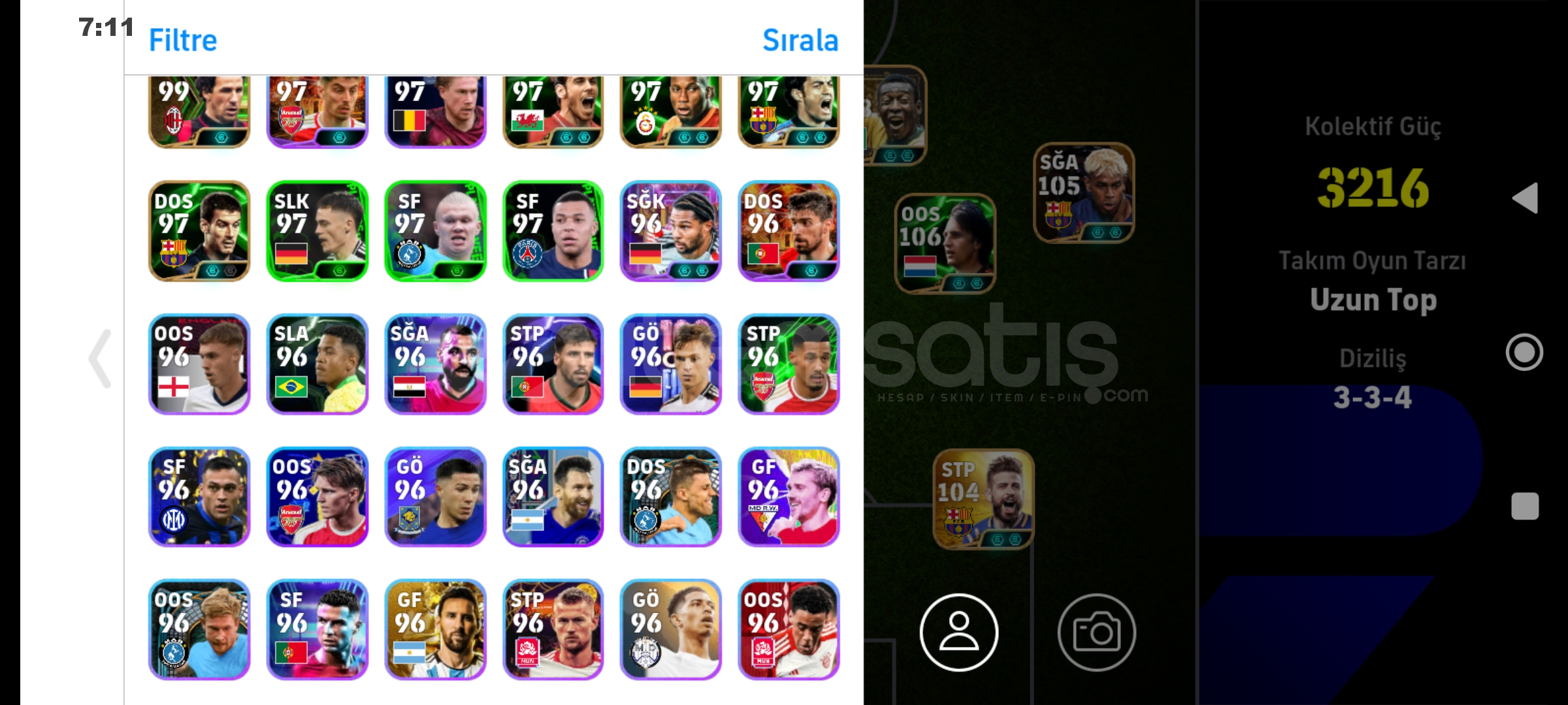 MANYAKK HESAP ACİL SATILIK!!! MANYAKK HESAP ACİL SATILIK!!!