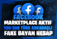 Marketplace Aktif Facebook Türk Bayan Hesap