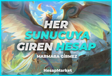 Marmara Hariç Her Servere giren hesap 