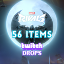 Marvel Rivals Twitch Drops | 56 Items