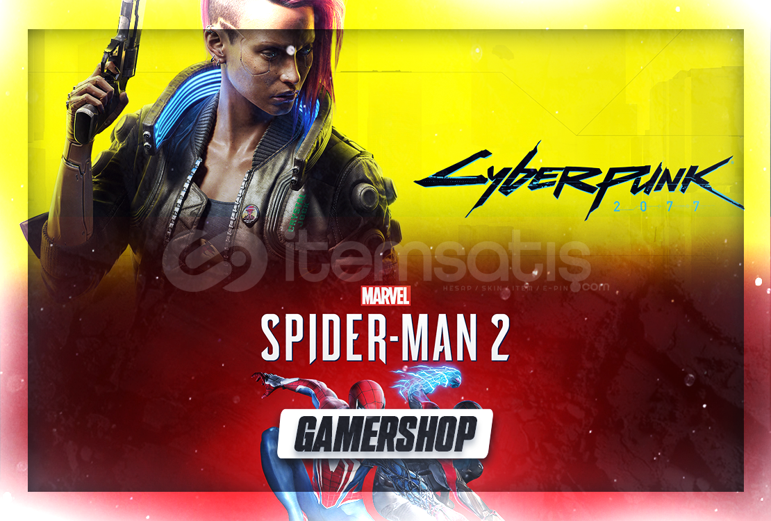 Marvel's Spider-Man 2 & Cyberpunk 2077 PS4&PS5  Marvel's Spider-Man 2 & Cyberpunk 2077 PS4&PS5