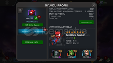 Marvel Şampiyonlar Turnuvası 60 Level Hesap