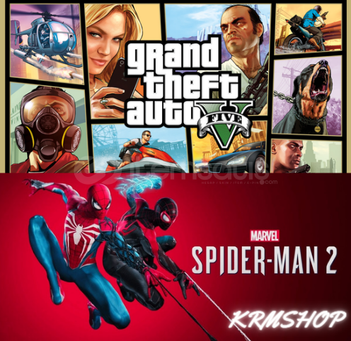 SPIDERMAN 2 + GTA 5 PS4/PS5 & GARANTILI SPIDERMAN 2 + GTA 5 PS4/PS5 & GARANTILI