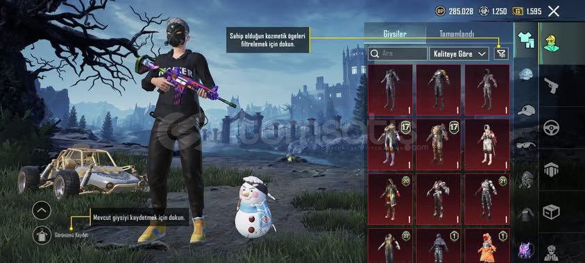 MASKARA 3 PUBG MOBİLE (UYGUN) MASKARA 3 PUBG MOBİLE (UYGUN)