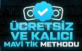 ⭐ [ÜCRETSİZ]+[KALICI]⭐MAVİ TİK METHODU ⭐