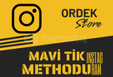 ⭐MAVİ TİK METHODU ⭐[ÜCRETSİZ]+[KALICI]⭐