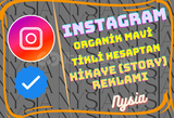 MAVİ TİKLİ ORGANİK HESAPTAN STORY REKLAMI ⭐