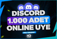 ⭐[MAX 22K] DİSCORD 1000 TÜRK AKTİF ÜYE ⭐