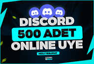 ⭐[MAX 22K] DİSCORD 500 TÜRK AKTİF ÜYE !⭐