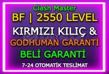 Max 2550 lvl +GODHUMAN +Mythical KILIÇ Garanti!