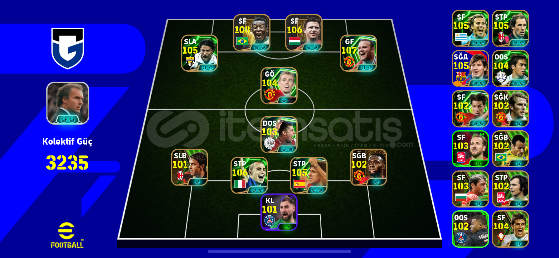 MAX 3240 KG -PELE ROONEY DEL PIERO PUSKAS MAX 3240 KG -PELE ROONEY DEL PIERO PUSKAS
