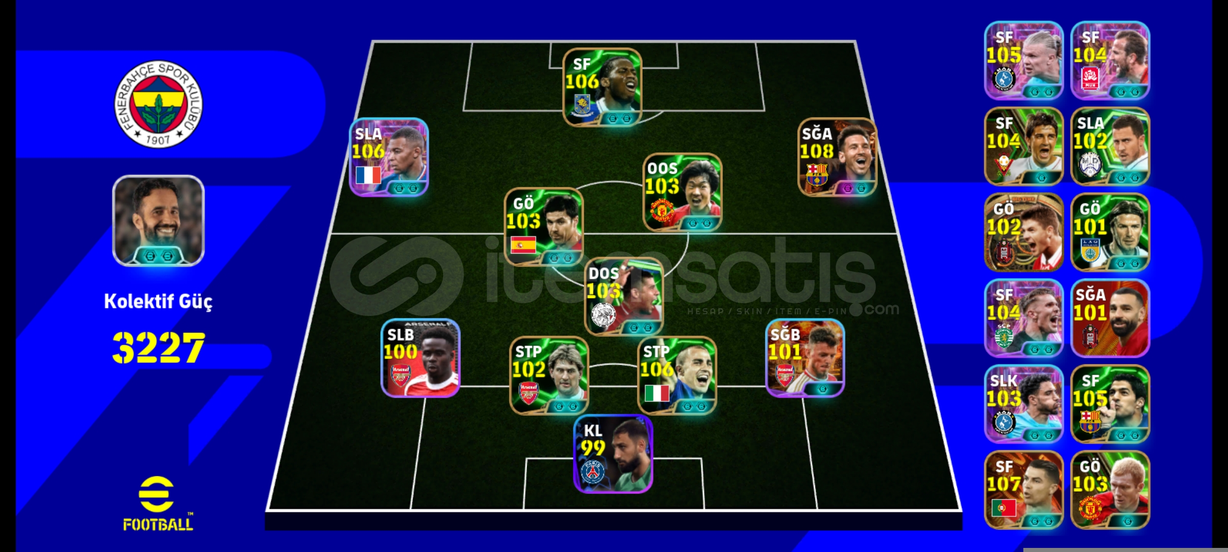 MAX KG 3227 108 BOMBACI MESSİ 107 RONALDO