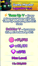 max level team5 5xshiny game master 