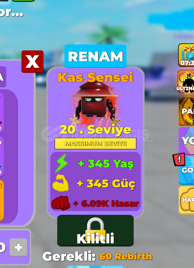 Max Lvl Kas Sensei - Muscle Legends Max Lvl Kas Sensei - Muscle Legends