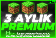 ⭐️MC Premium 3 Aylık! [Java+Bedrock]✅Garantili!