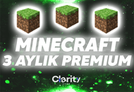 MC Premium 3 Aylık! [Java+Bedrock]✅Garantili!